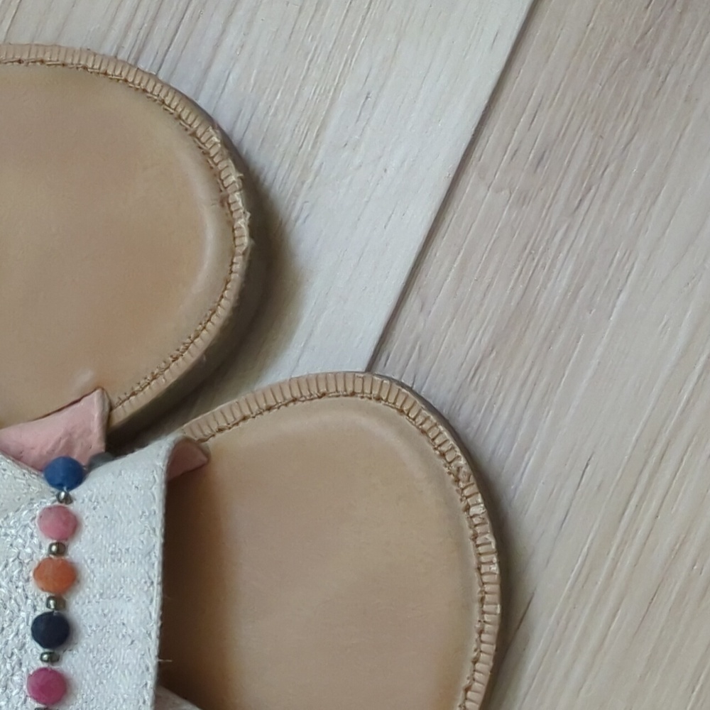 Toms Pom Pom Viv Cushion Slide Sandals 8 - Picture 3 of 5